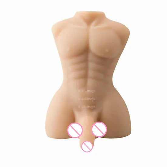 Ultra-Realistic Silicone Half-Body Male Torso Sex Doll for Ultimate Pleasure